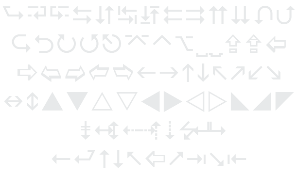 Wingdings 3 Example