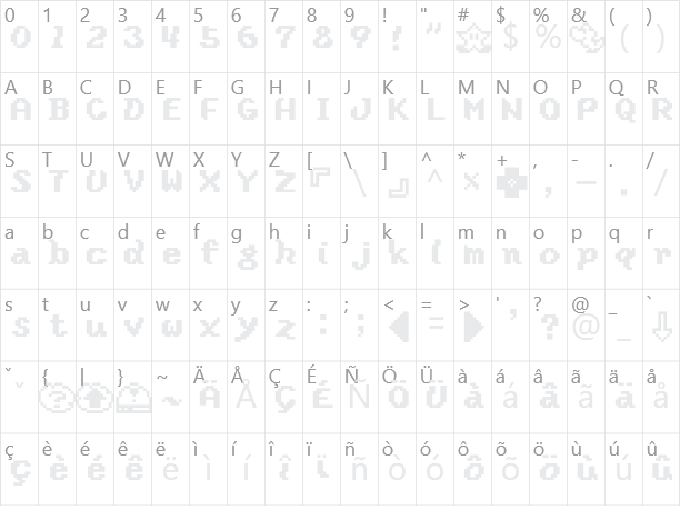 Yoster Island Character Map