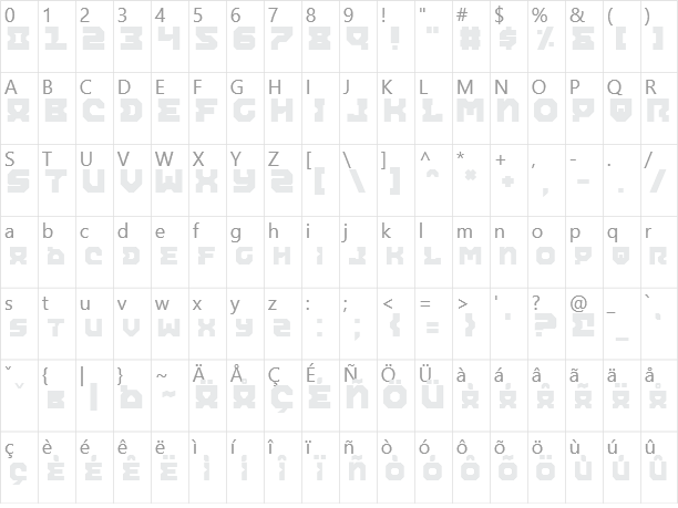 Airacobra Character Map