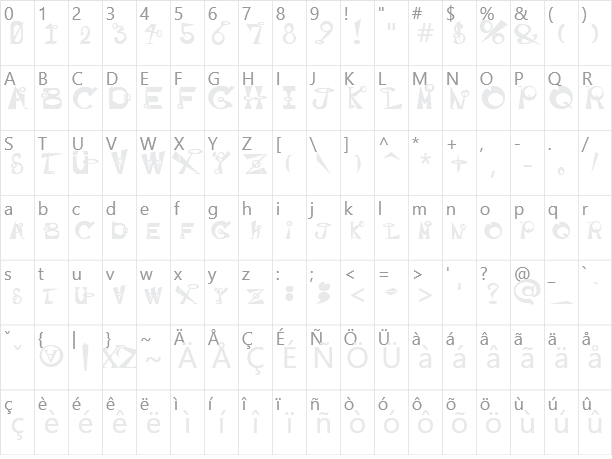 Basehead Character Map