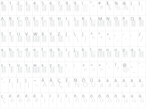 ComputerAmok Character Map