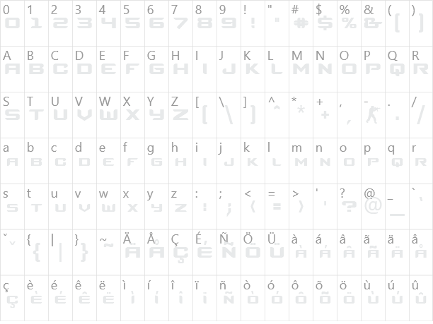 Counter-Strike Character Map