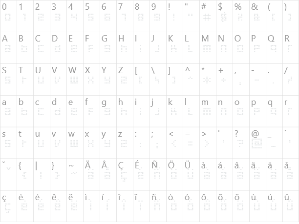 Decoder Character Map