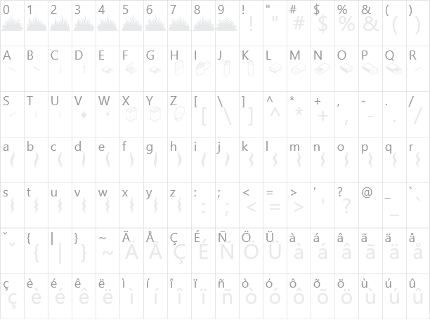 Fire Starter Character Map