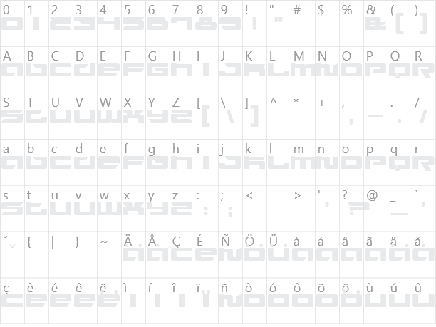 Fusion Character Map