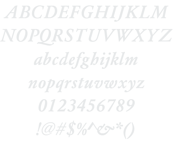 Garamond Example