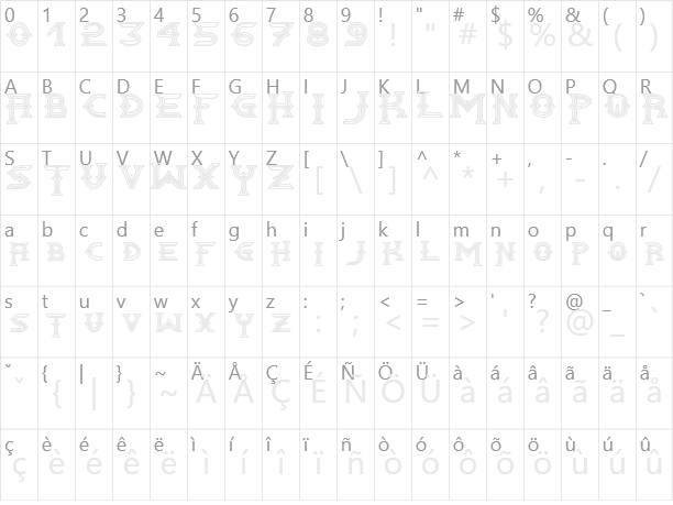 Gawain Character Map