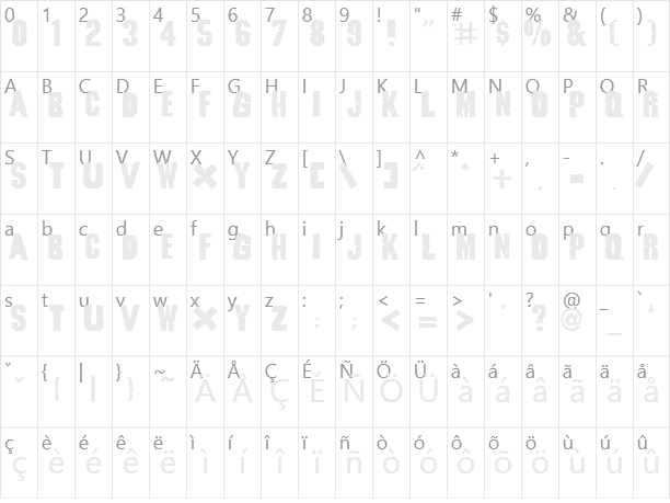 Godzilla Character Map