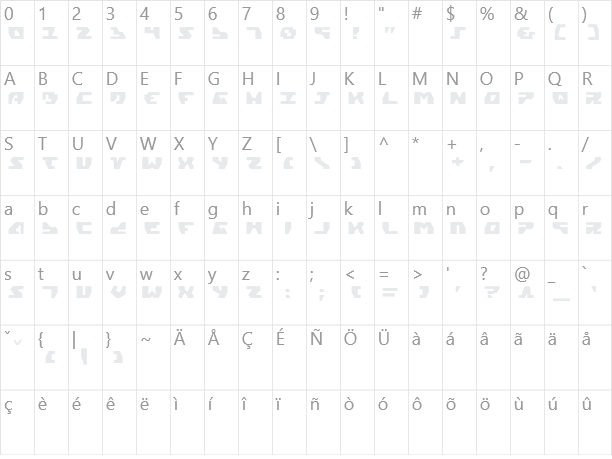 Gyrfalcon Character Map