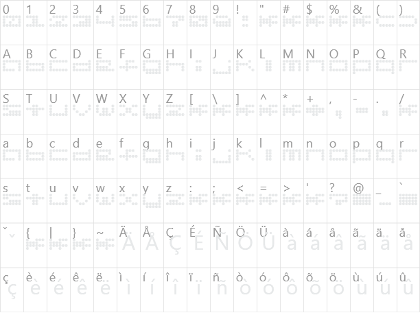 Hydrophonic Character Map