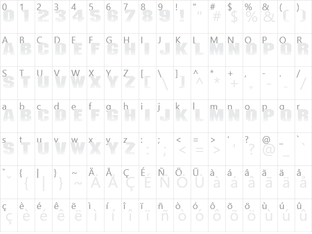 Invisible Killer Character Map