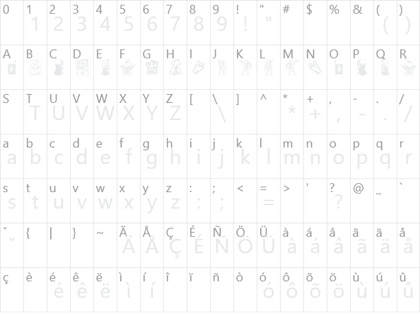 Ivanbats Character Map