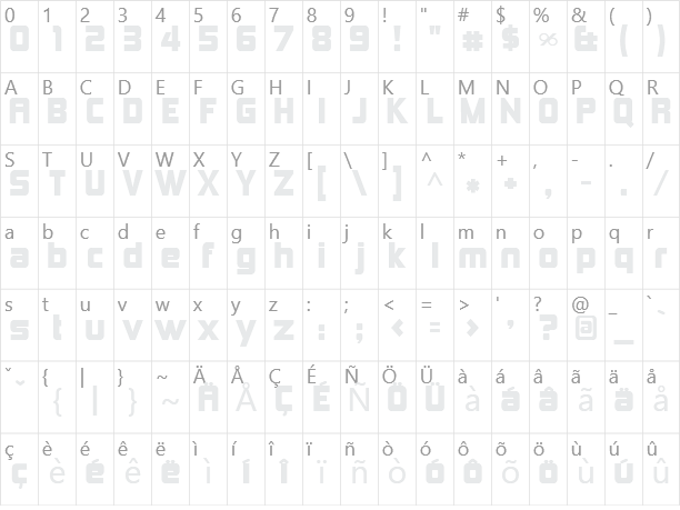 Kimberley Character Map