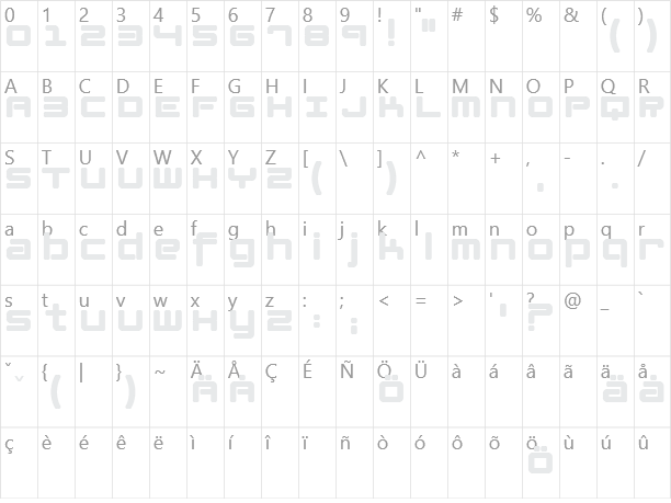 Lotusflower Character Map