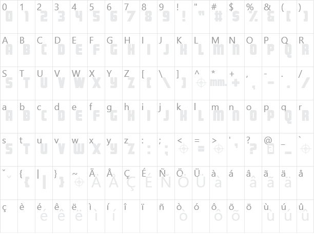 Magnum Character Map