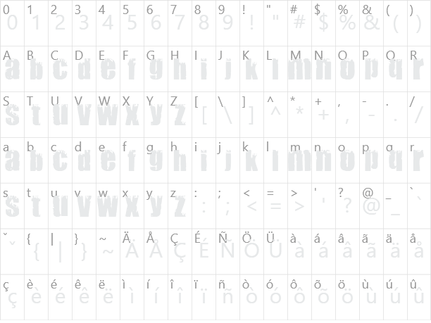 Mark Character Map