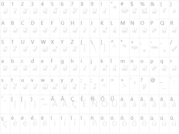 Motorcade Character Map