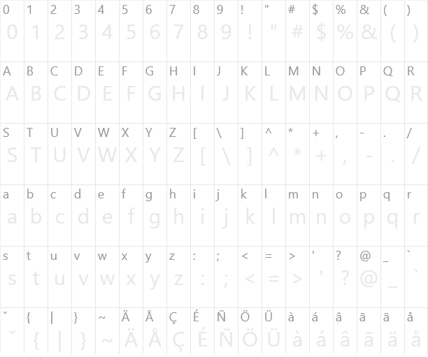 mry_Kacst Qurn Character Map