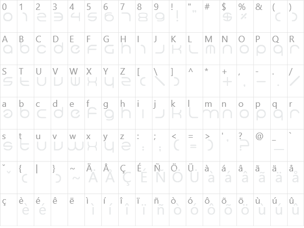 Neo Geo Character Map