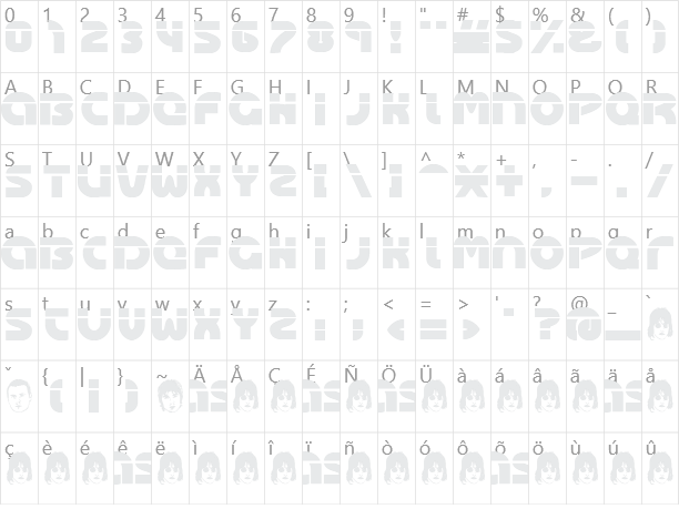 Oasis Character Map