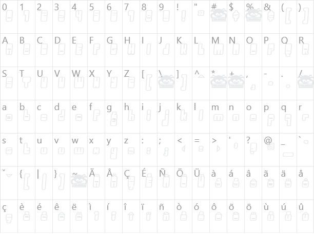 Oggle Character Map