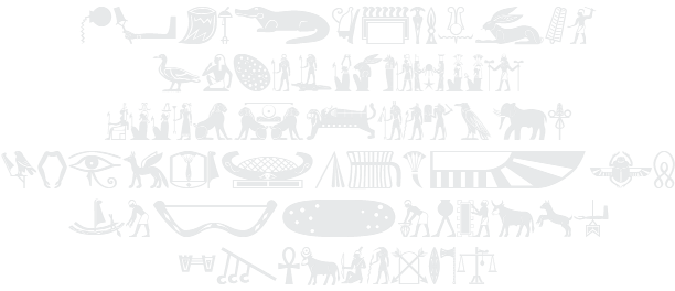 Old Egypt Glyphs Example