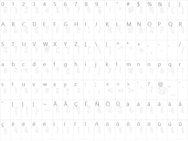 Packet Character Map