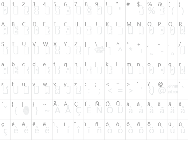 Punchhappy Character Map