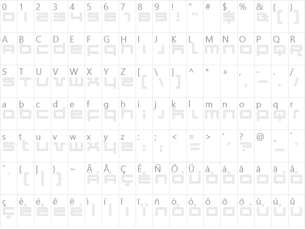 Quark Character Map