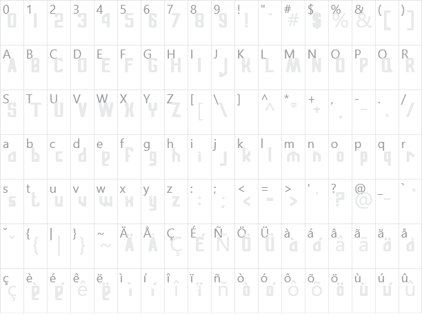 RussianQuality Character Map