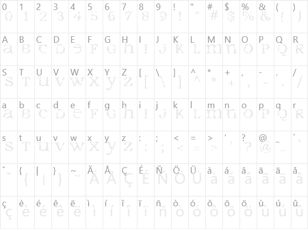 Seraphim Character Map