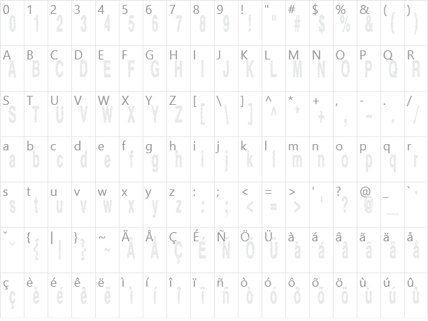 Shock Character Map