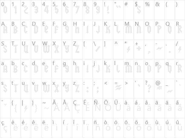 Squealer Character Map