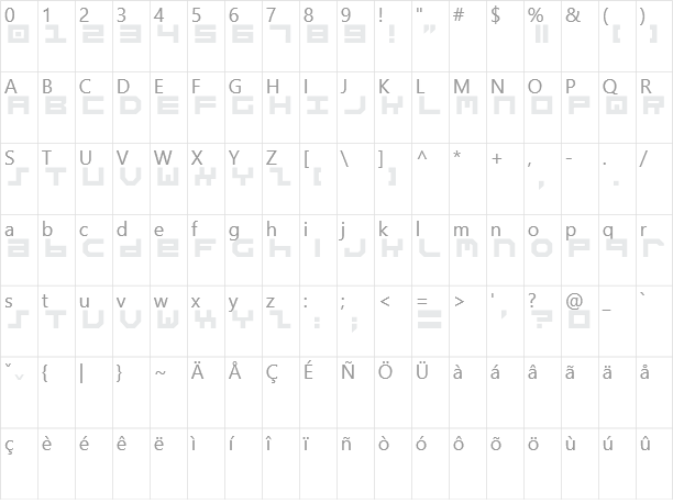 Stuntman Character Map