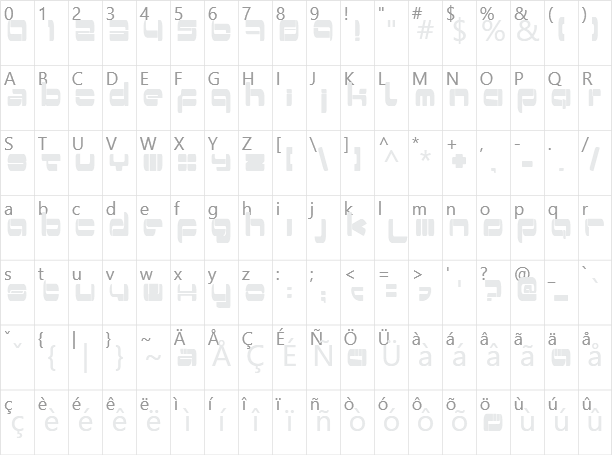 Switzerland Character Map