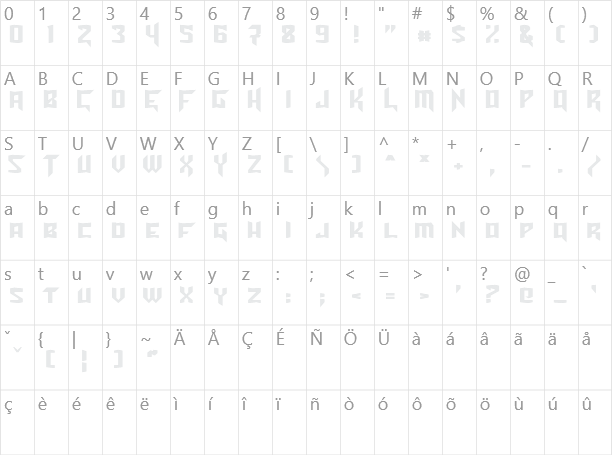 Turok Character Map