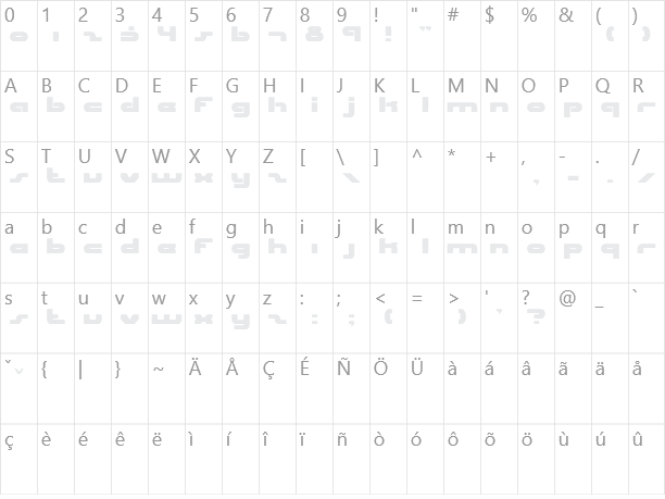 uni-sol Character Map