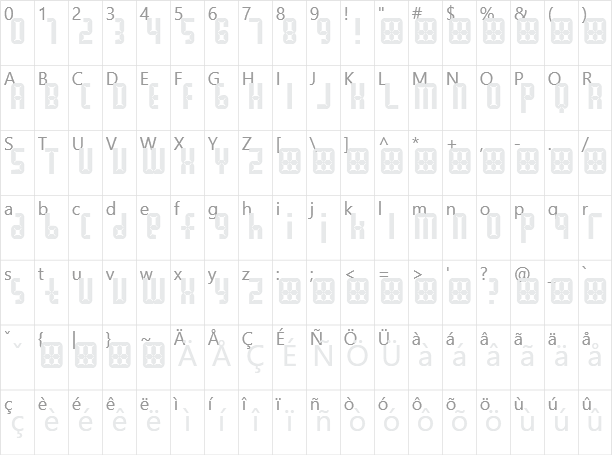 Xefus Character Map