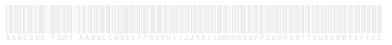 Barcode Font Example