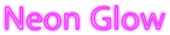 Neon Glow Logo Style