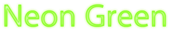 Neon Green Logo Style