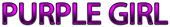 PURPLE GIRL Logo Style