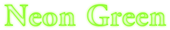 Neon Green Logo Style