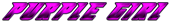 PURPLE GIRL Logo Style