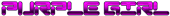 PURPLE GIRL Logo Style