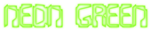 Neon Green Logo Style