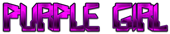 PURPLE GIRL Logo Style