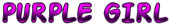 PURPLE GIRL Logo Style