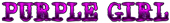 PURPLE GIRL Logo Style