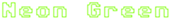 Neon Green Logo Style